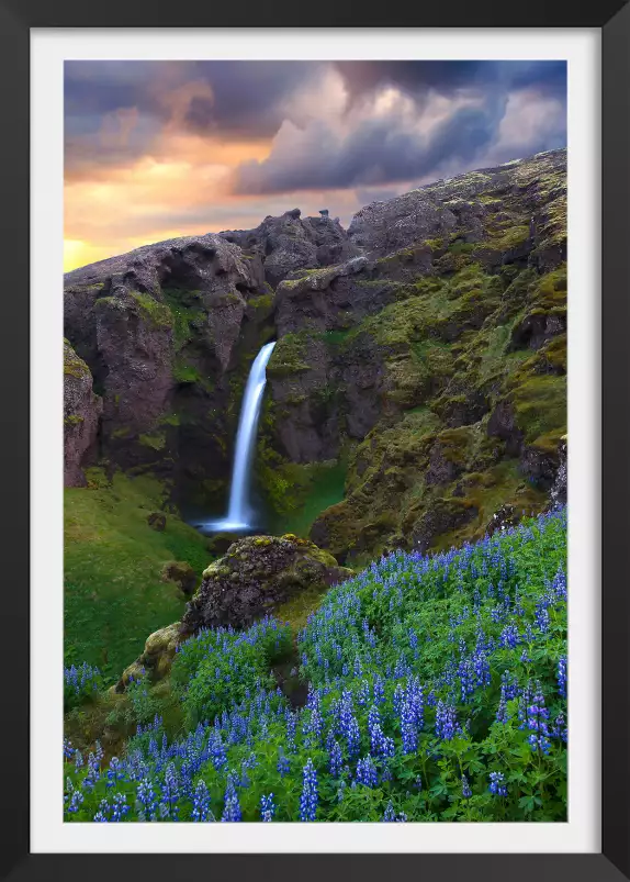 Voyage en Islande - poster paysage nature