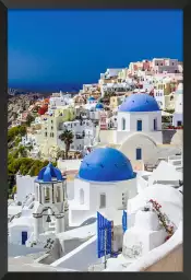 Dôme bleu sur les cyclades - grece paysage