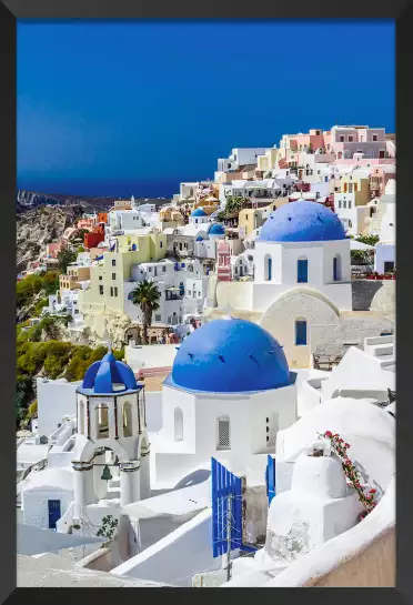 Dôme bleu sur les cyclades - grece paysage