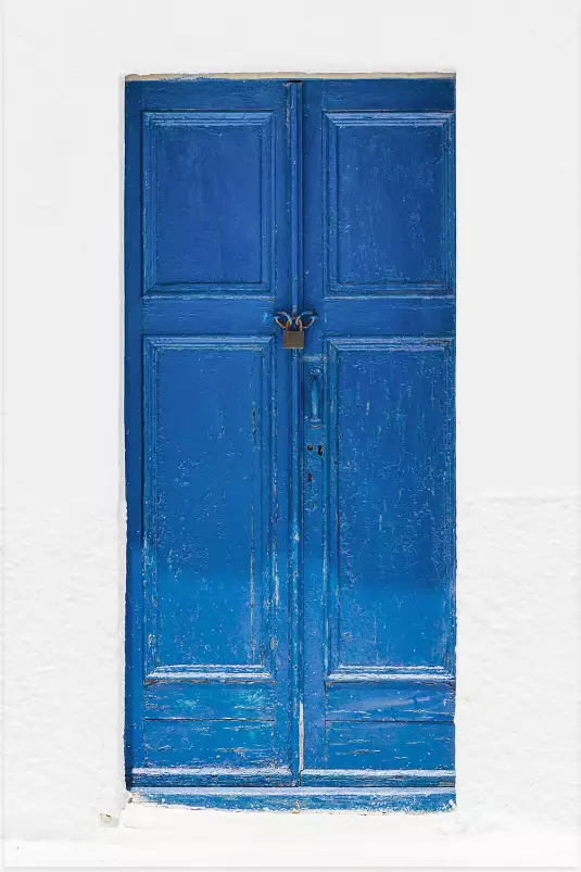 Porte bleue ios - grece paysage