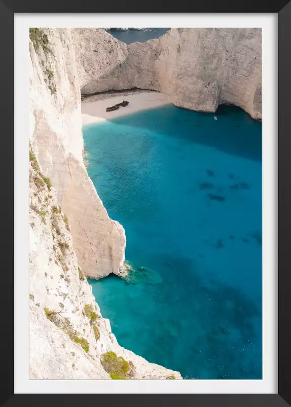 Plage du zante les cyclades - grece paysage