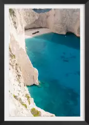 Plage du zante les cyclades - grece paysage