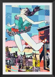 Dancer pop art - poster street art