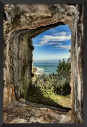 Vue sur l'atlantique - tableau bord de mer