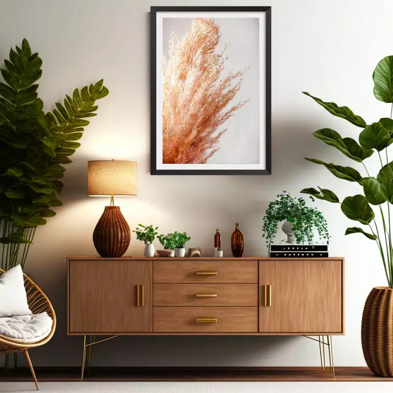 Trendy pampa - poster plantes