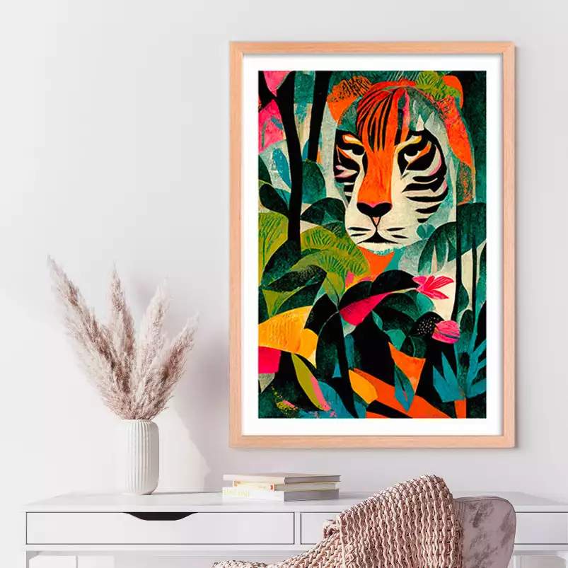 Tigrou - tableau jungle
