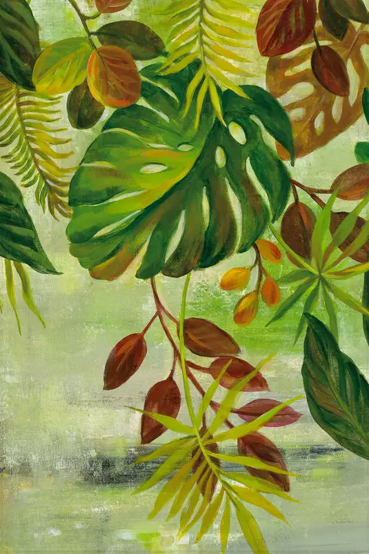 Feuillage tropical - tableau feuillage exotique