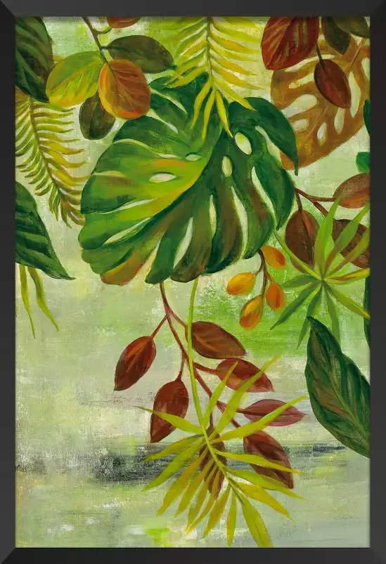 Feuillage tropical - tableau feuillage exotique