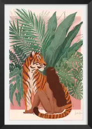 Woman - affiche animaux jungle