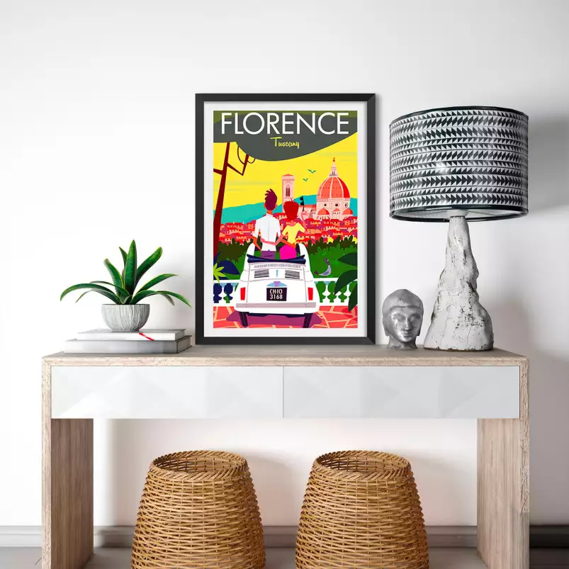 Voyage à florence - poster du monde
