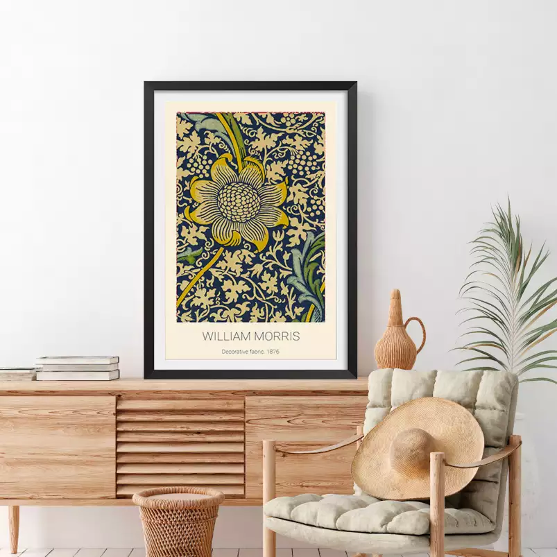 William Morris - Decorative fabric II - tableau celebre