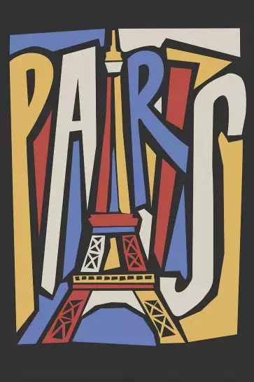 Tour Eiffel vintage - tableau paris