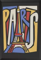 Tour Eiffel vintage - tableau paris