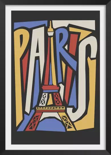 Tour Eiffel vintage - tableau paris