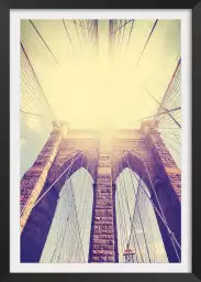 Sunshine sur Brooklyn - affiche new york