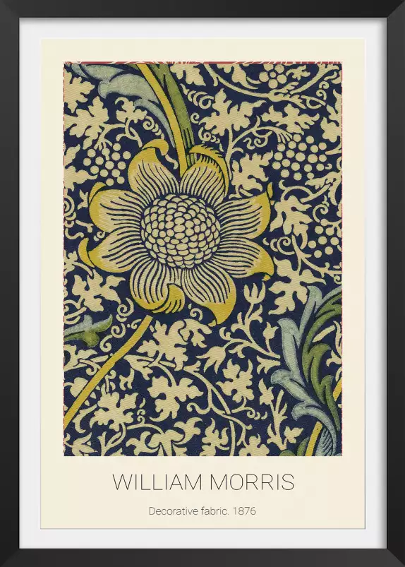 William Morris, Decorative fabric II - tableau celebre