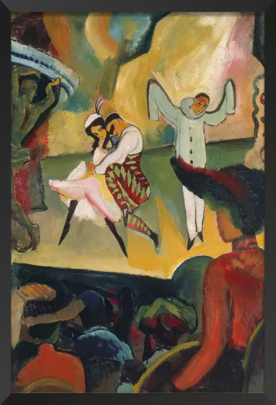 Le ballet russe par August Macke - tableau celebre