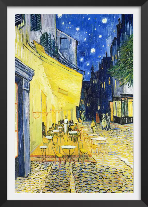 Le Café Arles par Vincent van Gogh - tableau celebre