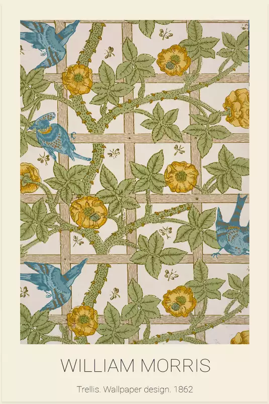 William Morris, Motif Trellis - tableau celebre