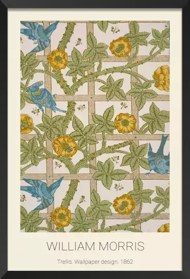 William Morris, Motif Trellis - tableau celebre