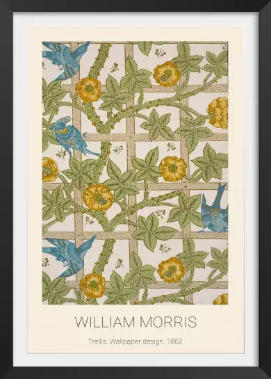 William Morris, Motif Trellis - tableau celebre