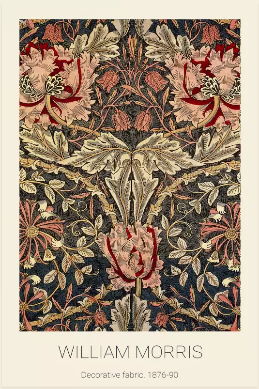 William Morris, HONEYSUCKLE - tableau celebre