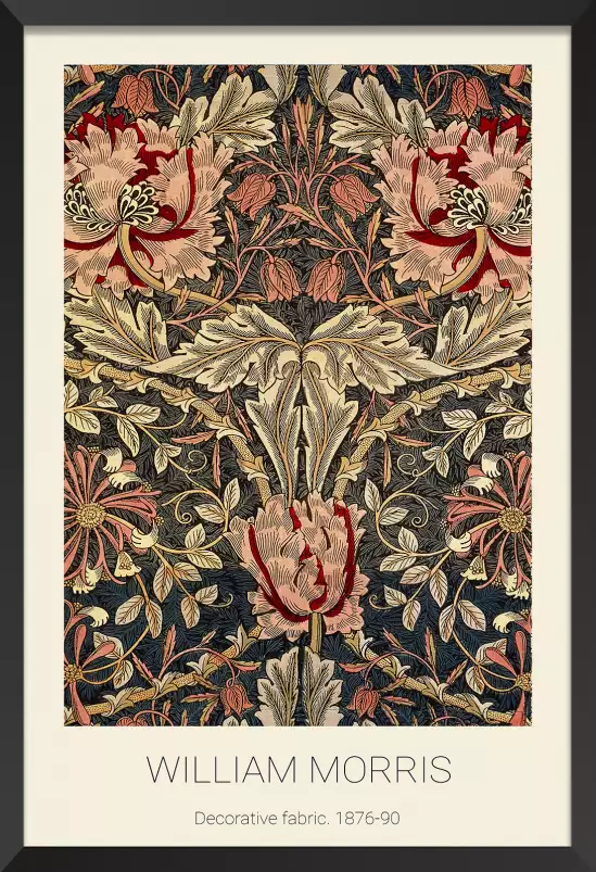 William Morris, HONEYSUCKLE - tableau celebre