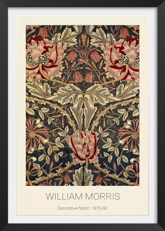 William Morris, HONEYSUCKLE - tableau celebre