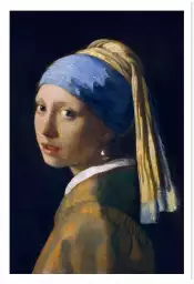 La jeune fille à la perle de Vermeer - tableau celebre