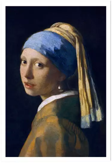 La jeune fille à la perle de Vermeer - tableau celebre