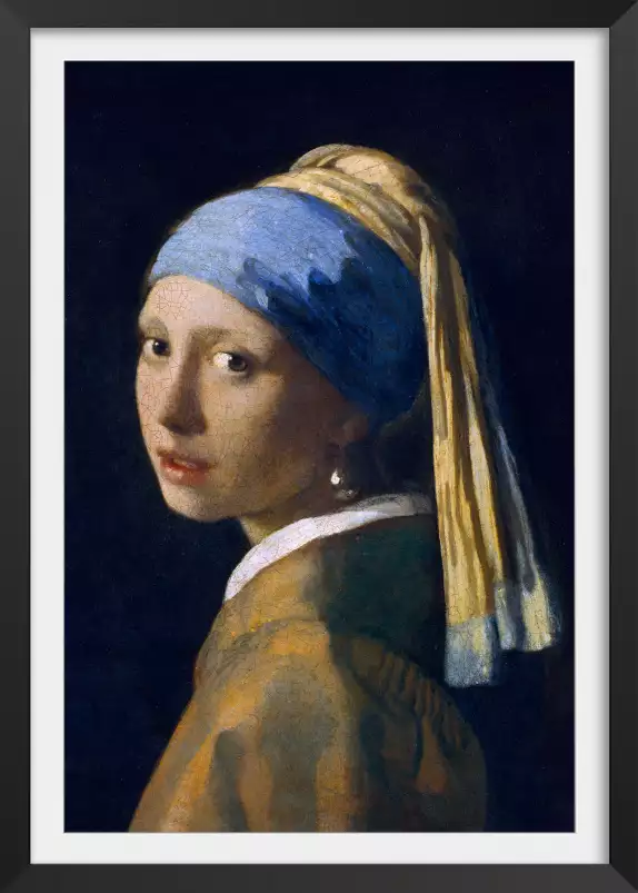 La jeune fille à la perle de Vermeer - tableau celebre