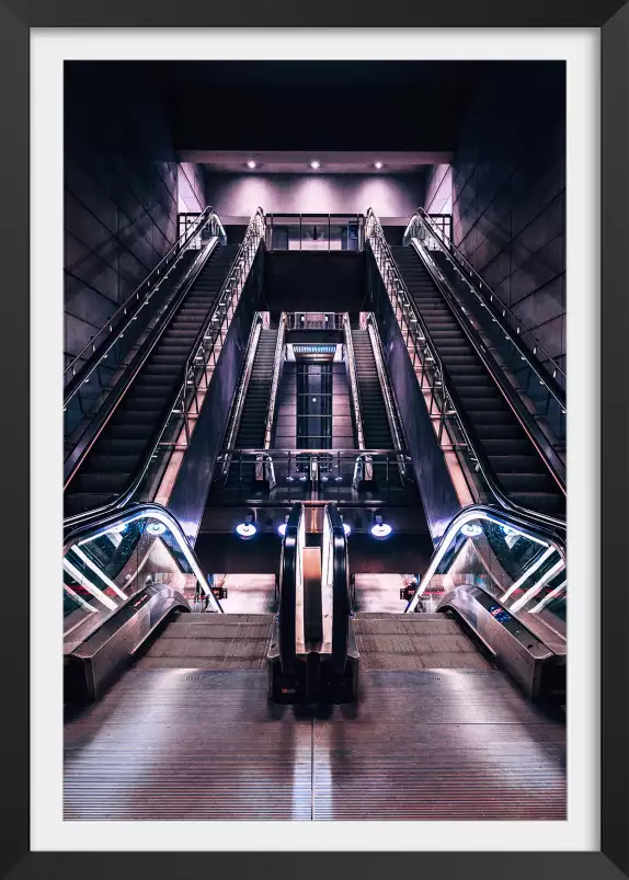 Les Halles - affiche architecture