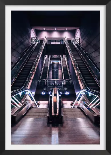 Les Halles - affiche architecture