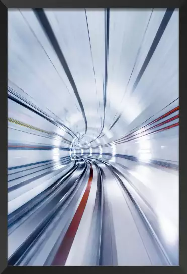 Propulsion supersonique - poster style industriel