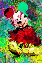 Mickey - street art tableau