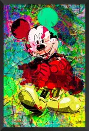 Mickey - street art tableau