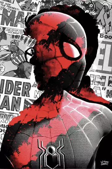 Spiderman - street art tableau