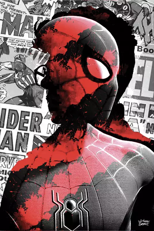 Spiderman - street art tableau