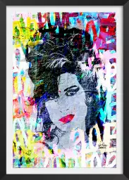 Amy winehouse street - street art tableau