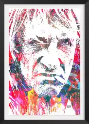 Depardieu portrait street - street art tableau