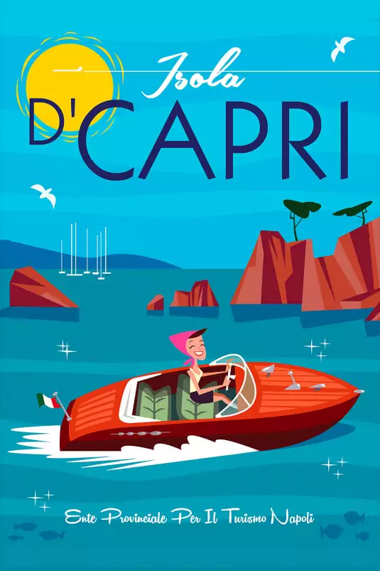 Voyage à Capri - poster du monde