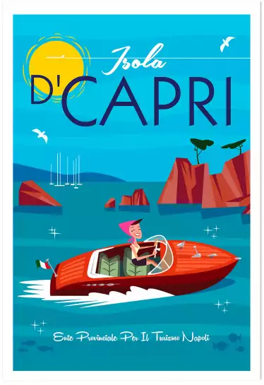 Voyage à Capri - poster du monde