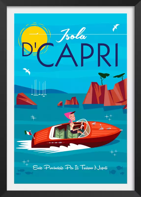 Voyage à Capri - poster du monde