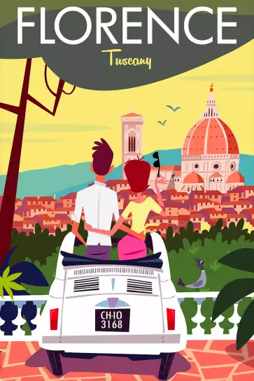 Voyage à florence - poster du monde