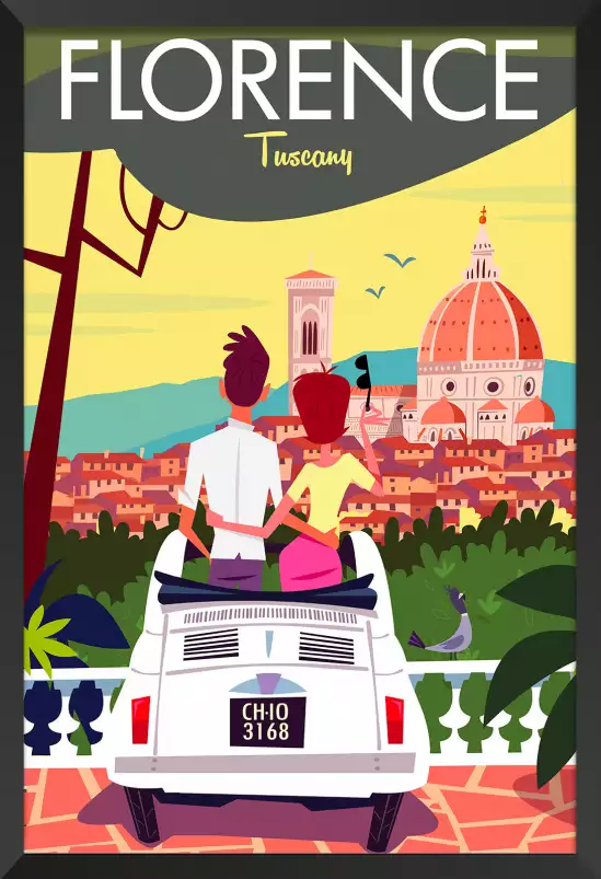 Voyage à florence - poster du monde