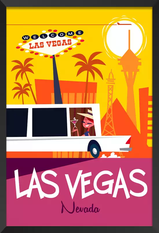 Road Trip à Vegas - poster du monde