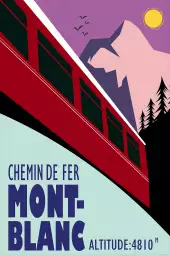 Terminus chamonix 4810m - poster les alpes