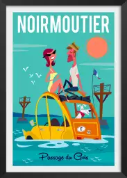 Road Trip à Noirmoutier - affiche bretagne