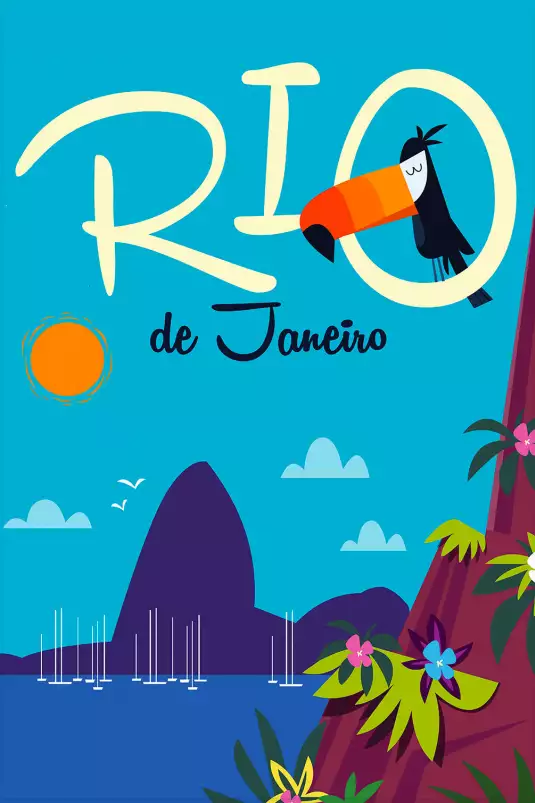 Toucan à Rio De Janeiro - poster du monde