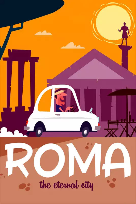 Voyage à Rome - poster du monde